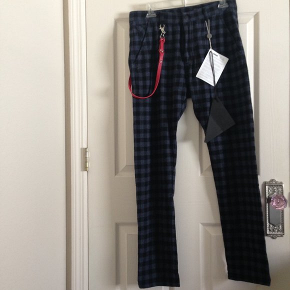 checkered dress pants